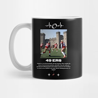 49 ers graphic design, funny 49 ers victor illustration design Mug